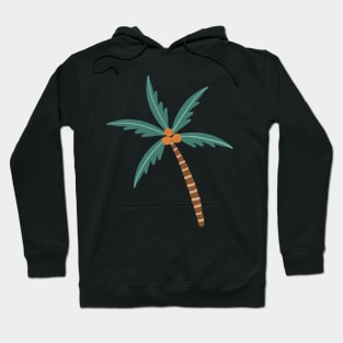 Seaside Coconut Palm Trees Hoodie
